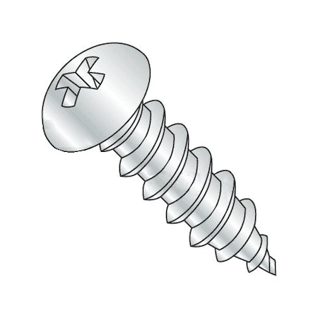 Sheet Metal Screw, #6 x 1/2 in, Zinc Plated Steel Round Head Phillips Drive, 7000 PK